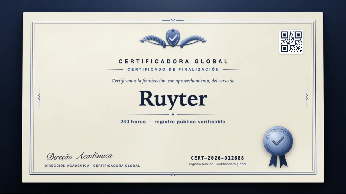 Portada del curso Ruyter