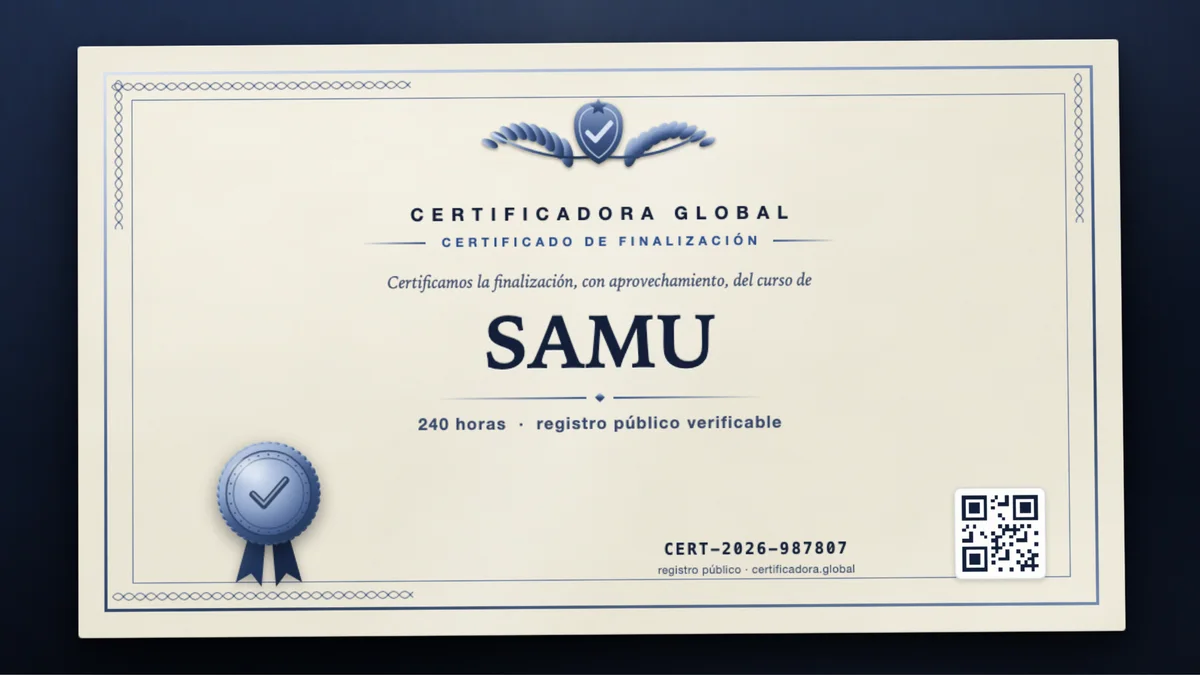 Portada del curso SAMU