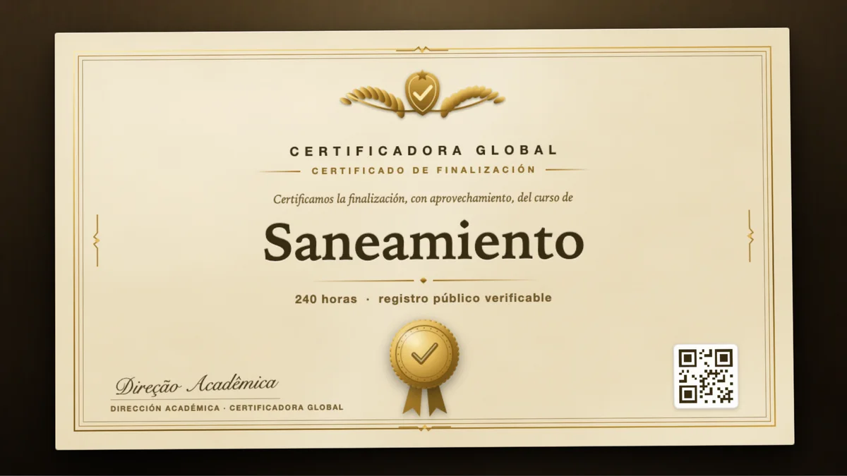 Portada del curso Saneamiento