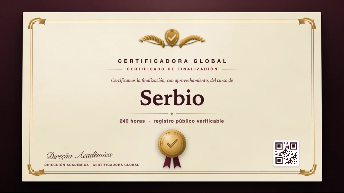 Portada del curso Serbio