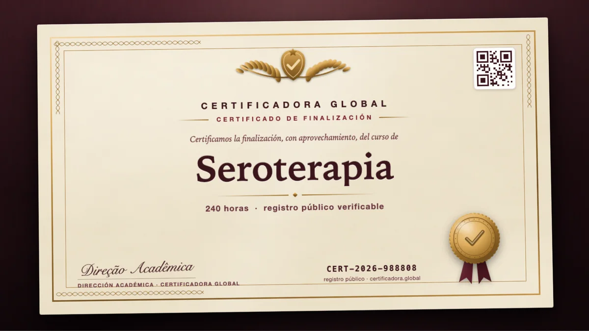 Portada del curso Seroterapia