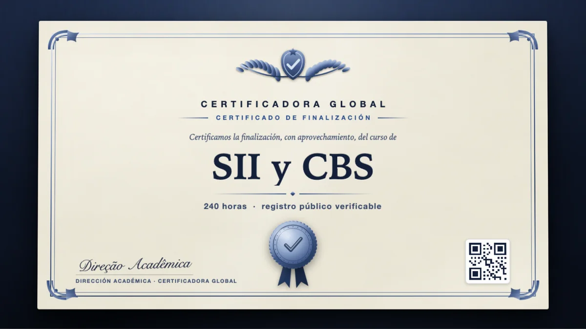 Portada del curso SII y CBS