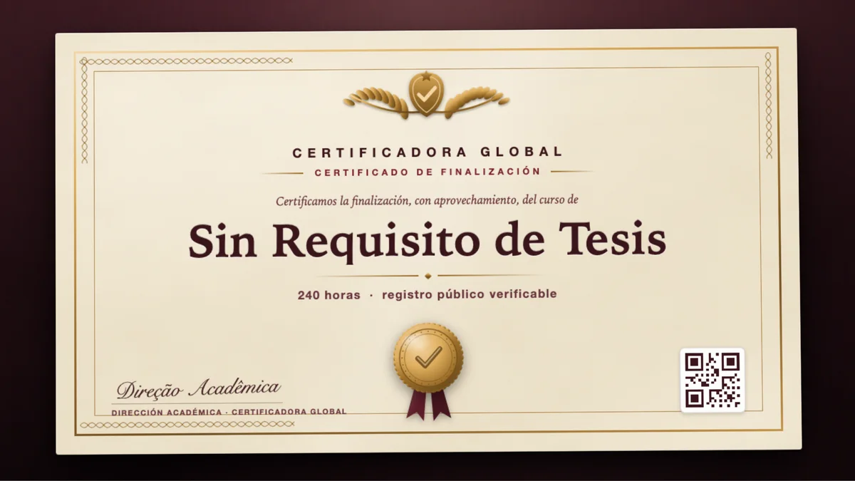 Portada del curso Sin Requisito de Tesis