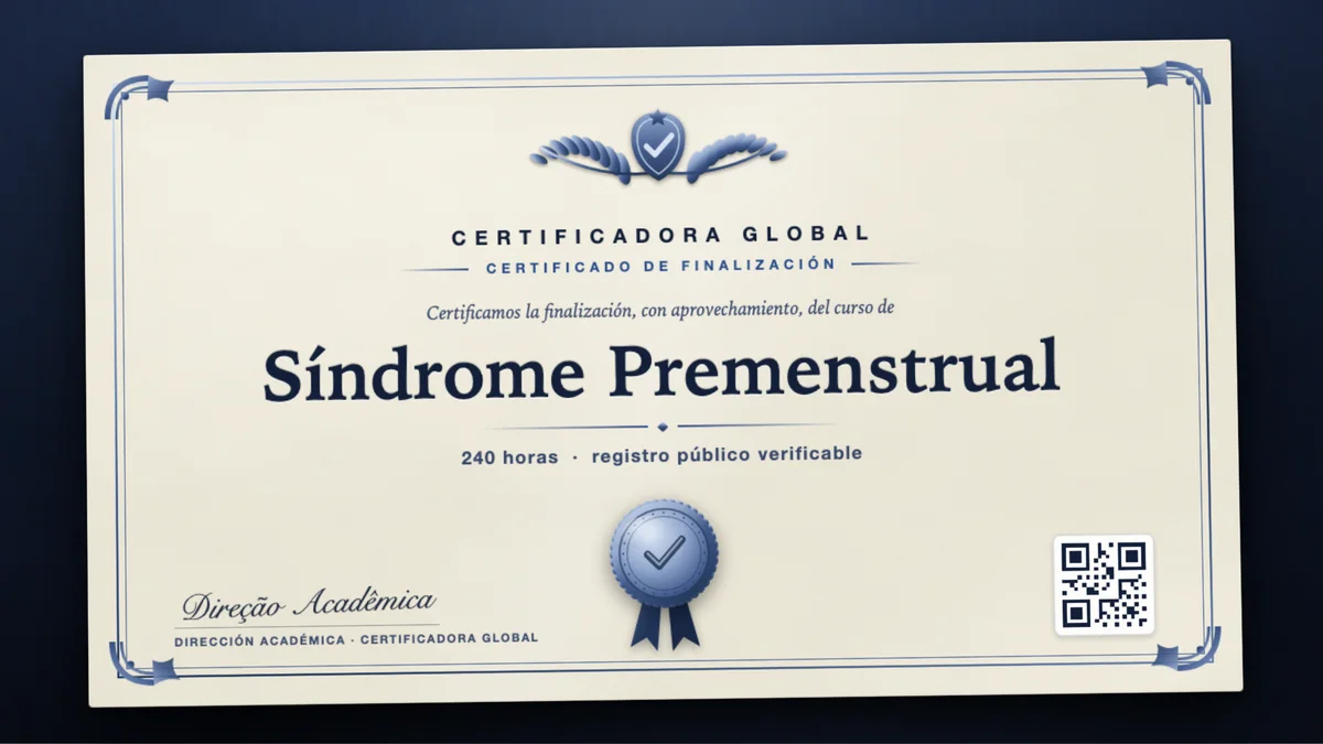 Portada del curso Síndrome Premenstrual