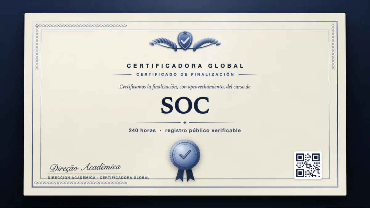 Portada del curso SOC