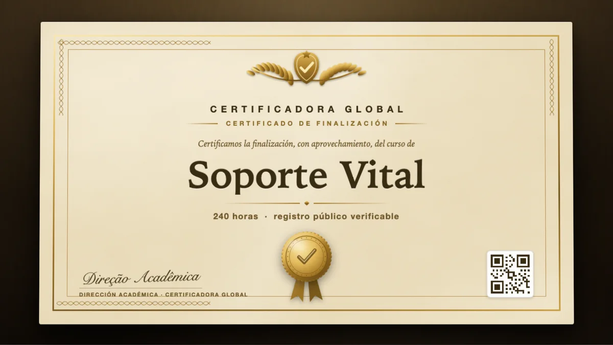 Portada del curso Soporte Vital