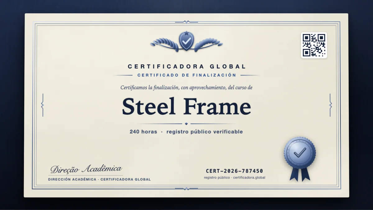 Portada del curso Steel Frame