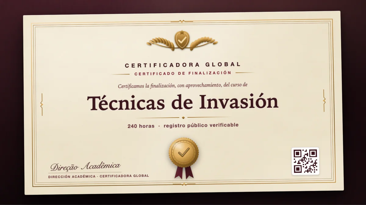 Portada del curso Técnicas de Invasión