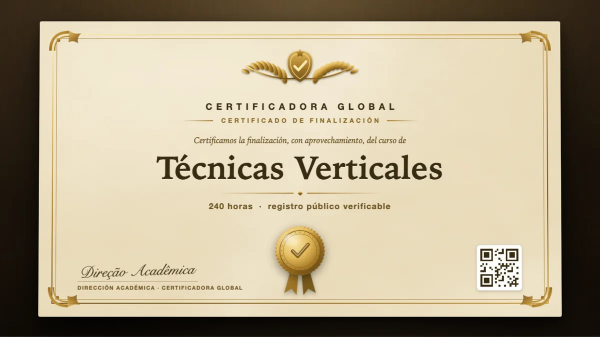 Portada del curso Técnicas Verticales