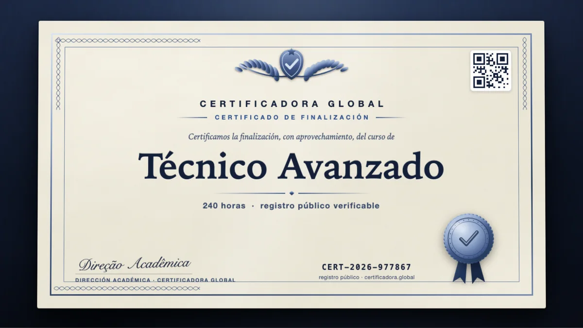 Portada del curso Técnico Avanzado