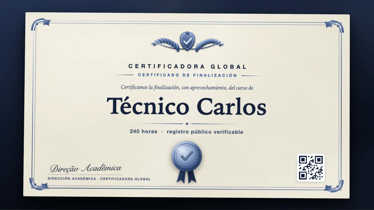 Portada del curso Técnico Carlos