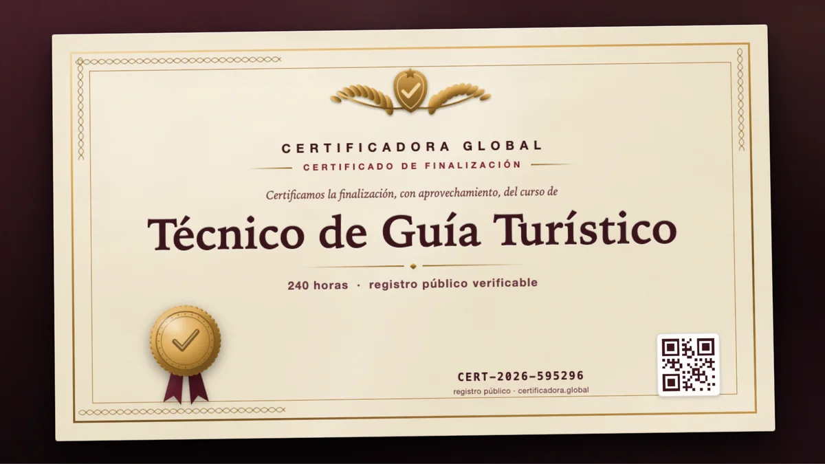 Portada del curso Técnico de Guía Turístico