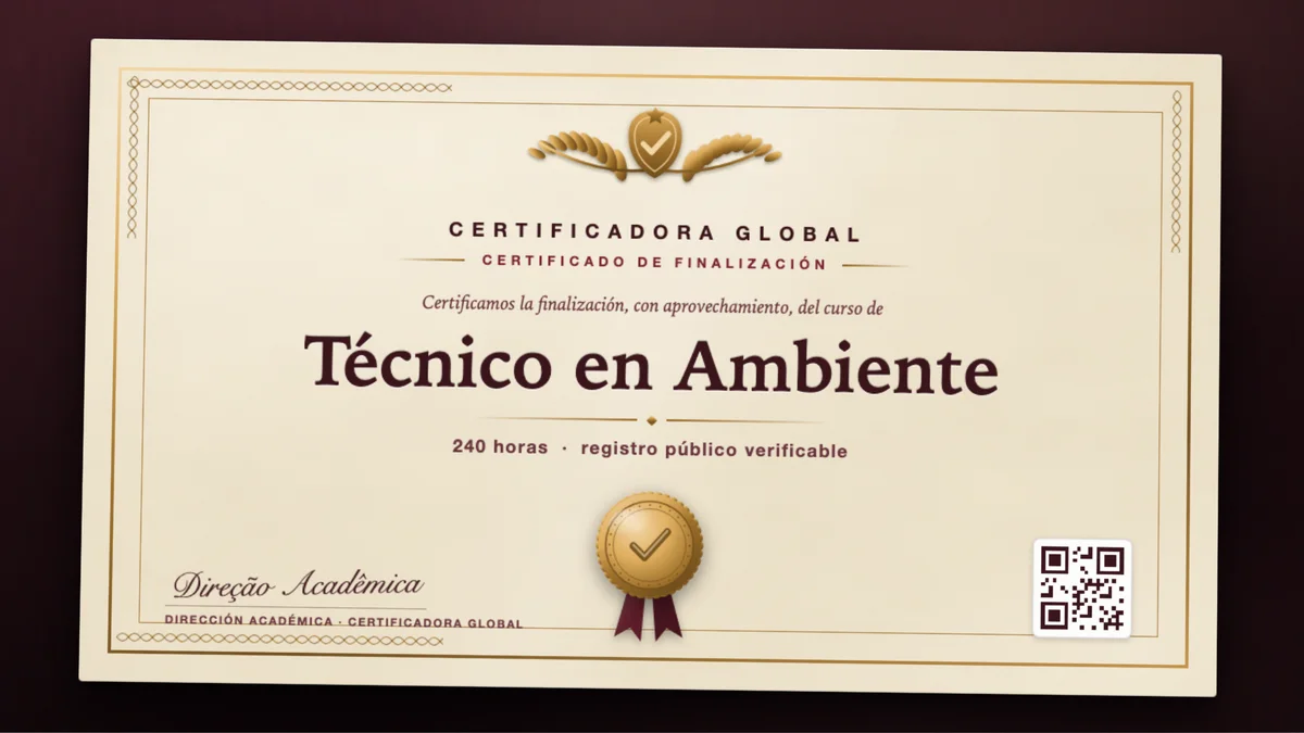 Portada del curso Técnico en Ambiente