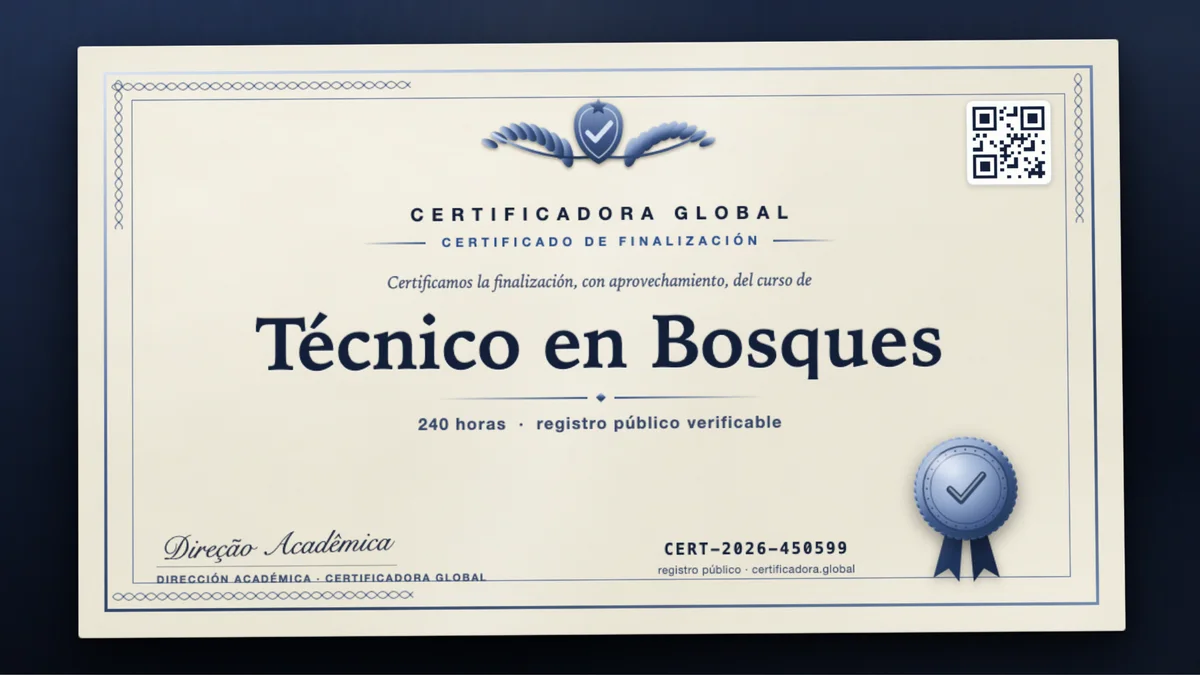 Portada del curso Técnico en Bosques