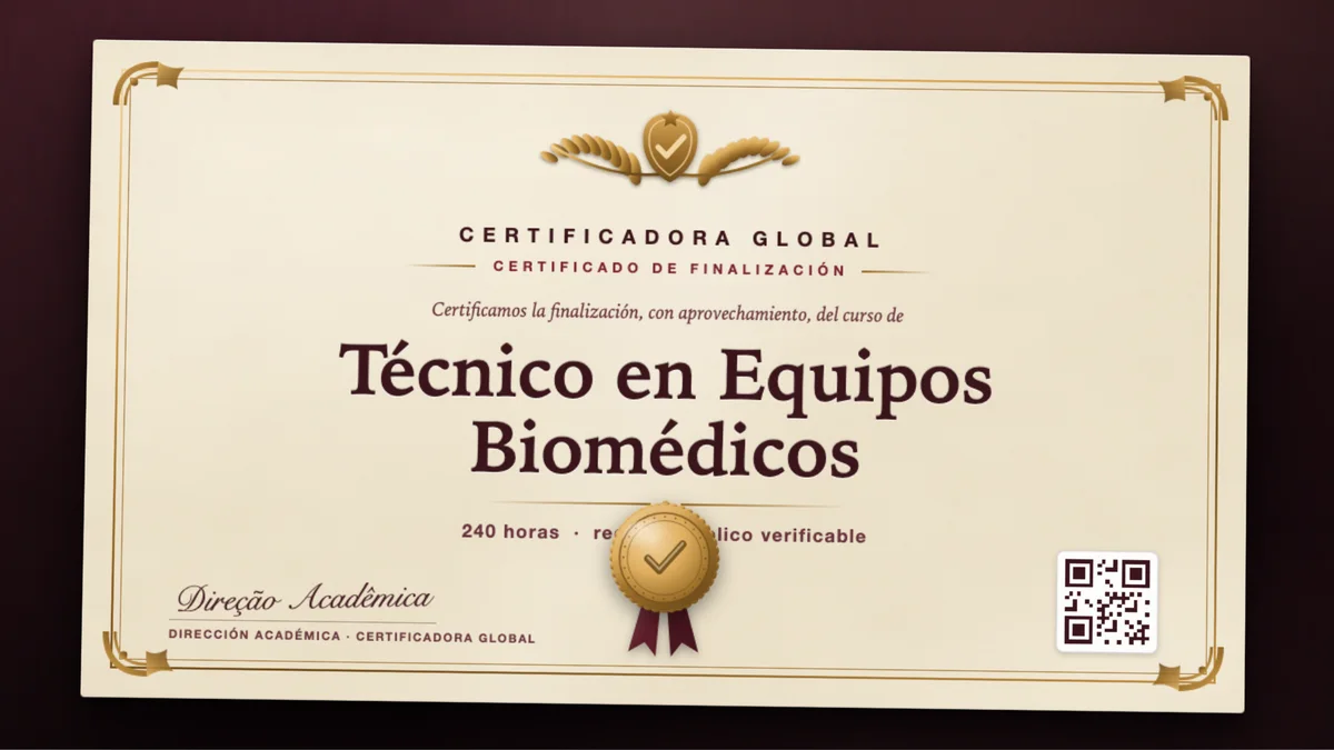 Portada del curso Técnico en Equipos Biomédicos