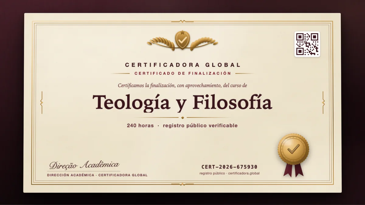 Portada del curso Teología y Filosofía