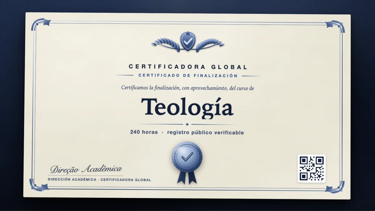 Portada del curso Teología