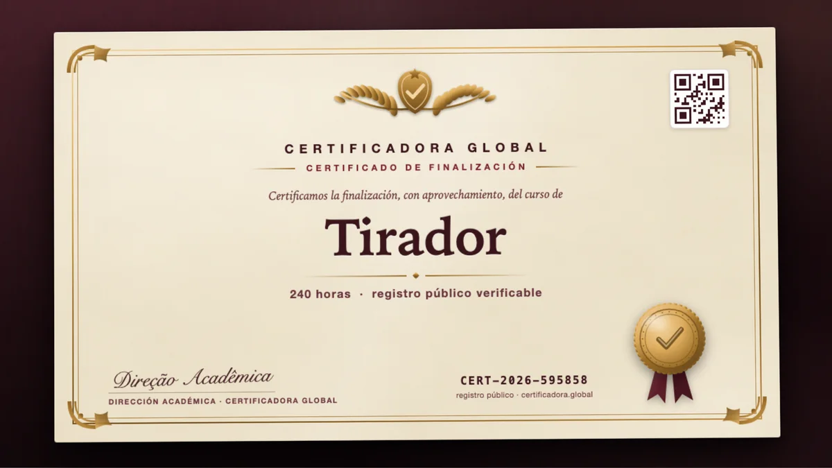 Portada del curso Tirador