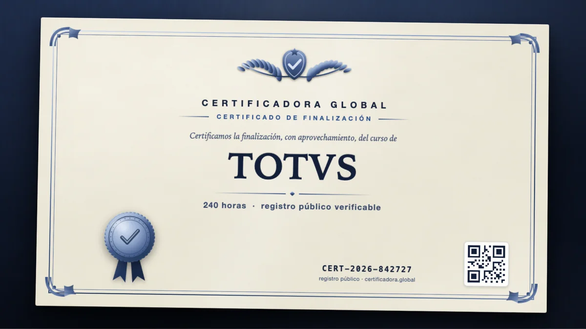 Portada del curso TOTVS