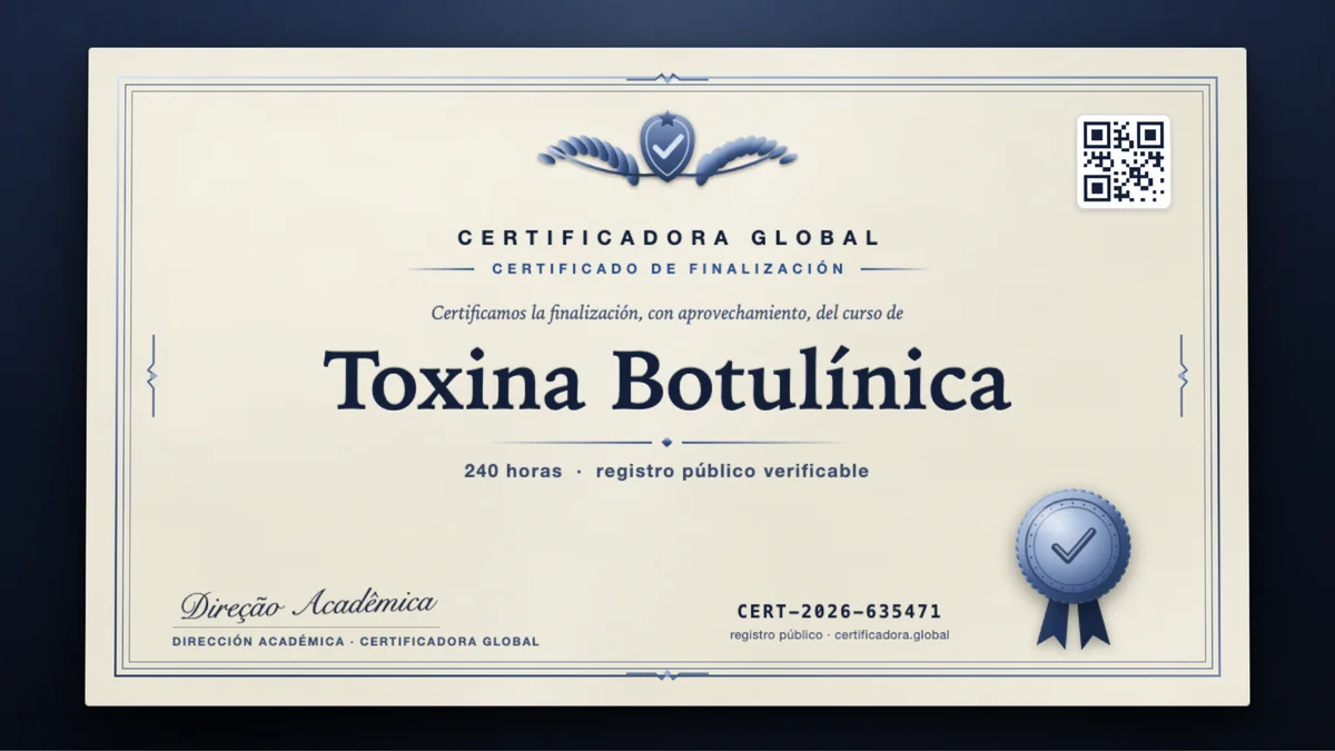 Portada del curso Toxina Botulínica