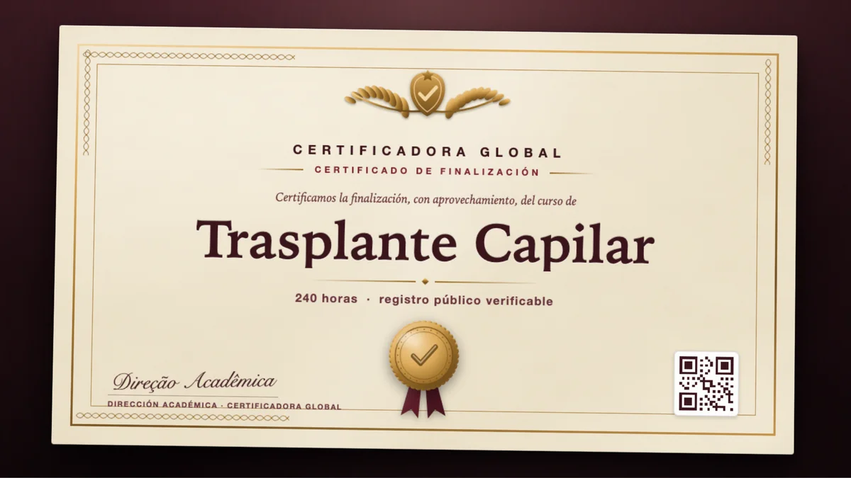 Portada del curso Trasplante Capilar