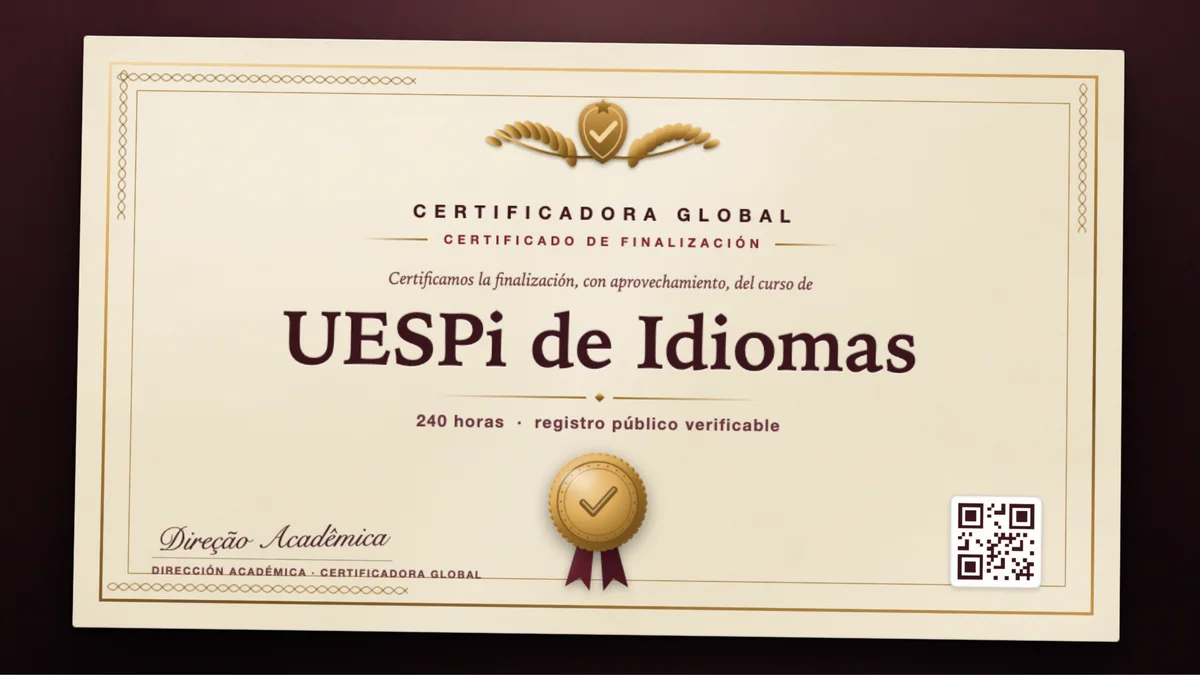 Portada del curso UESPi de Idiomas