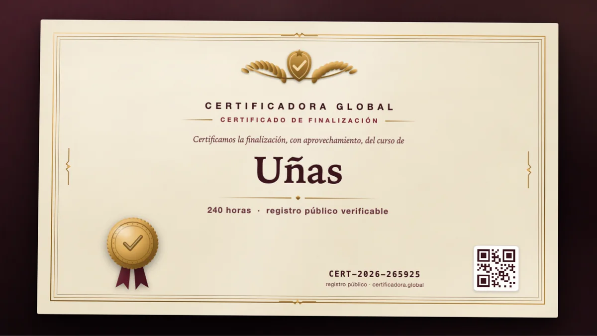 Portada del curso Uñas