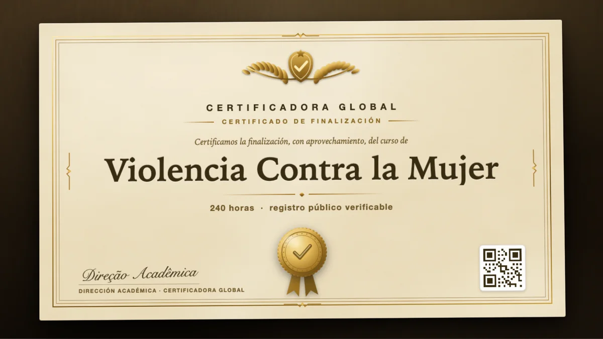 Portada del curso Violencia Contra la Mujer