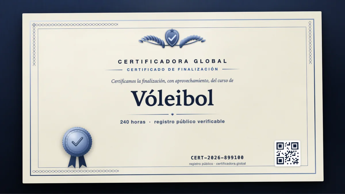 Portada del curso Vóleibol