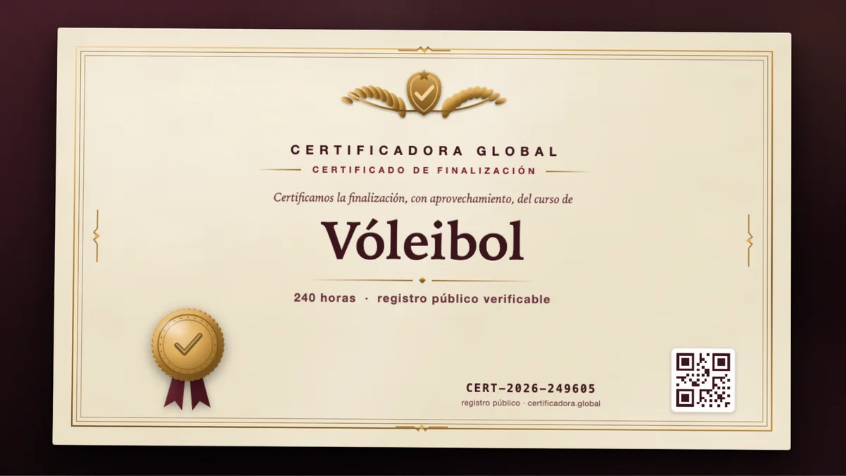 Portada del curso Vóleibol
