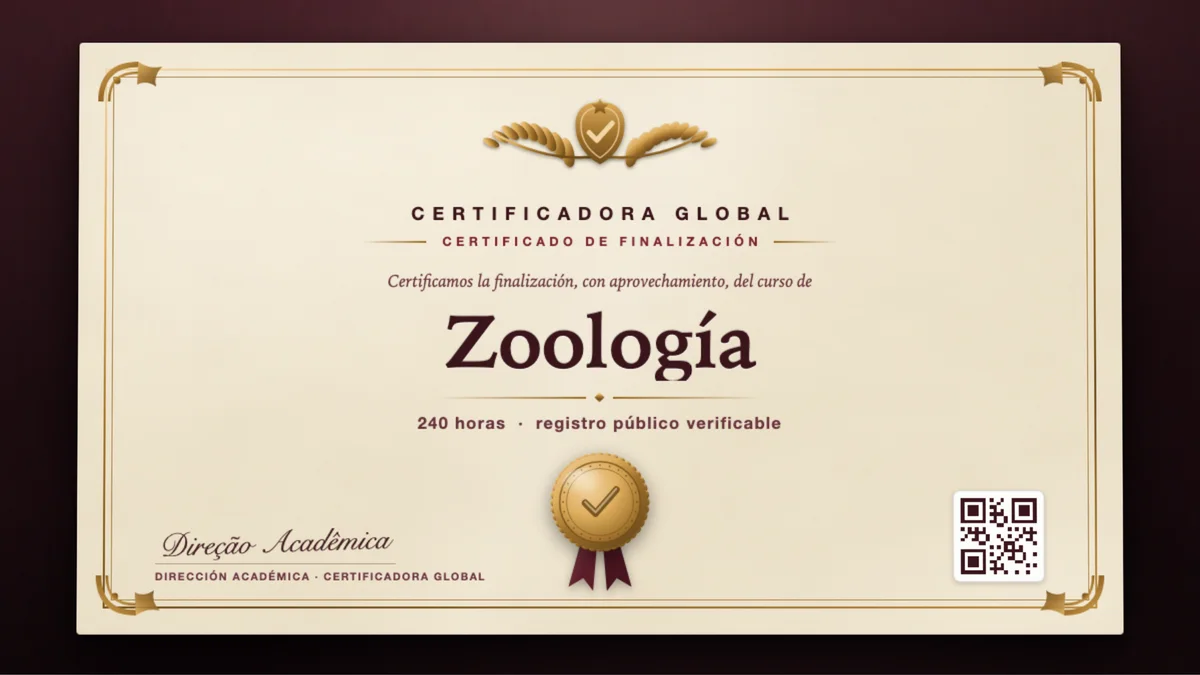 Portada del curso Zoología