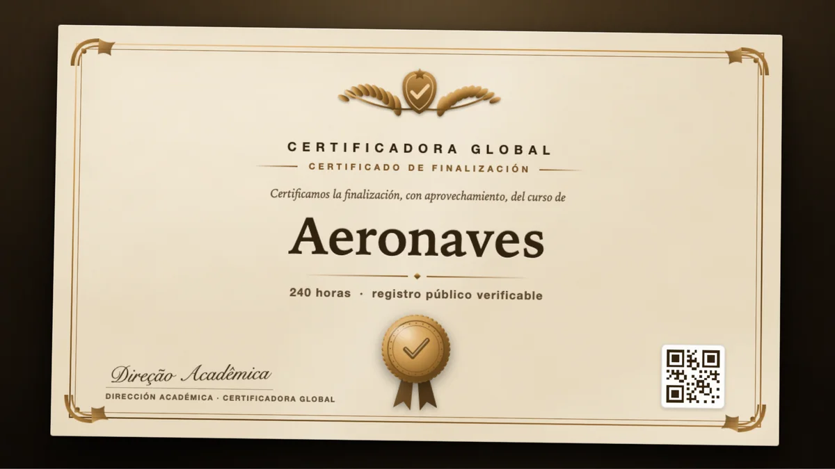 Portada del curso Aeronaves