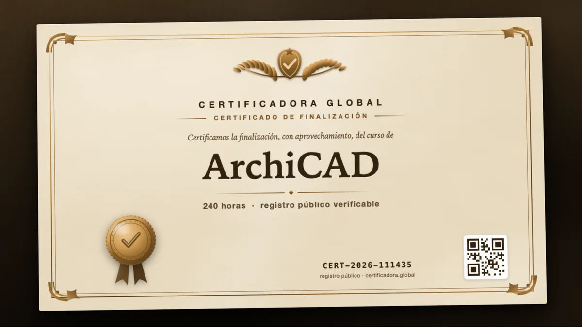 Portada del curso ArchiCAD