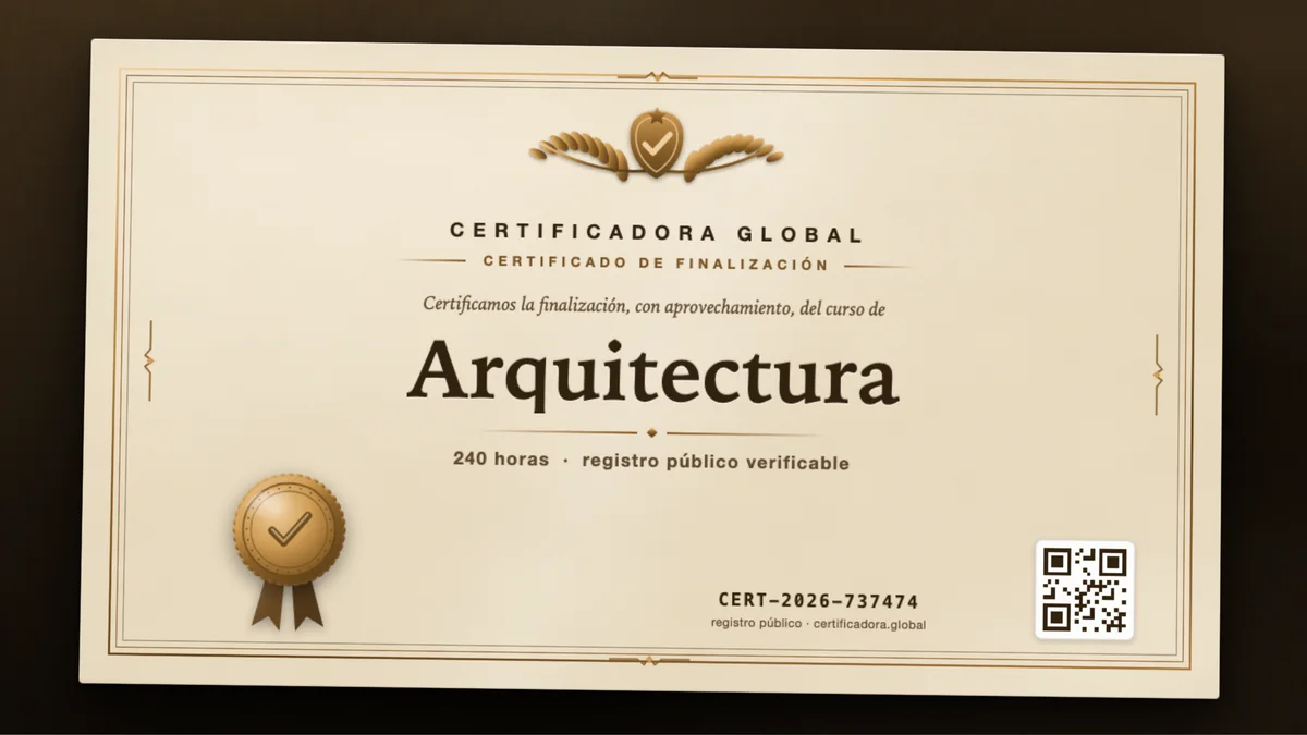 Portada del curso Arquitectura