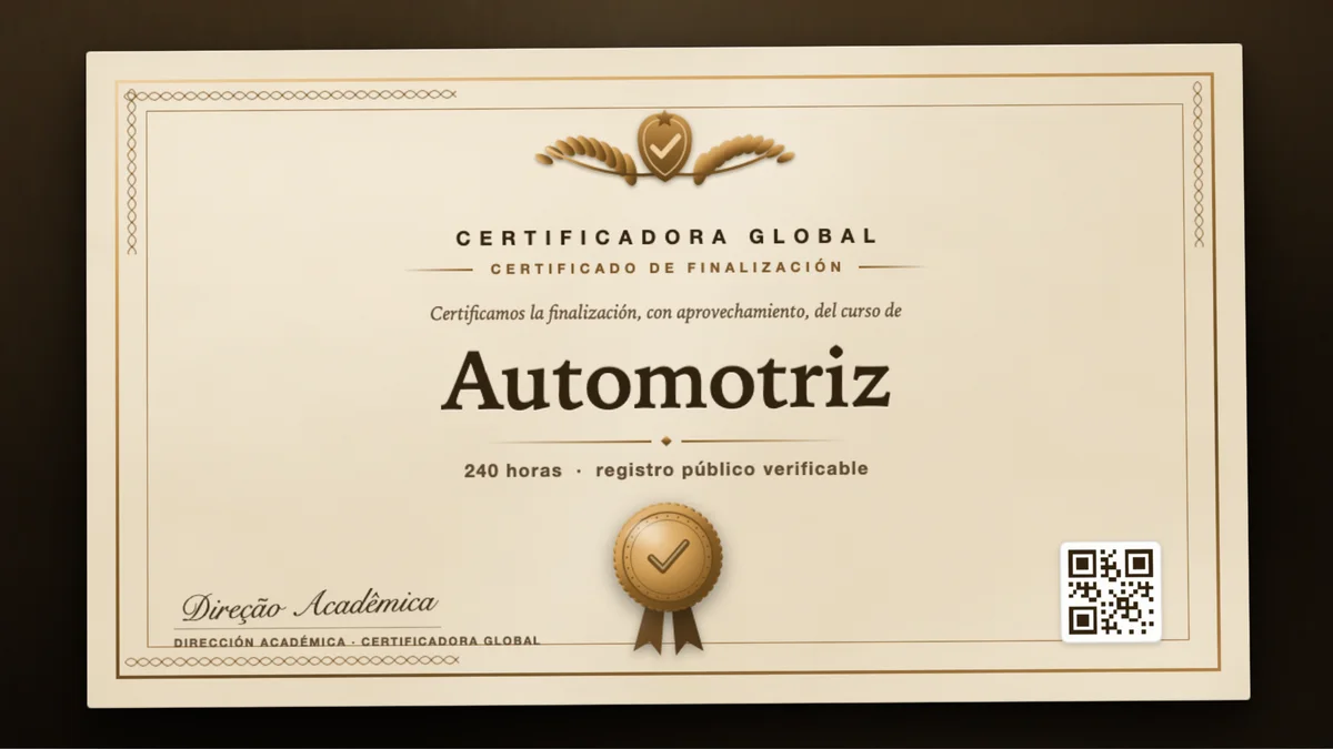 Portada del curso Automotriz