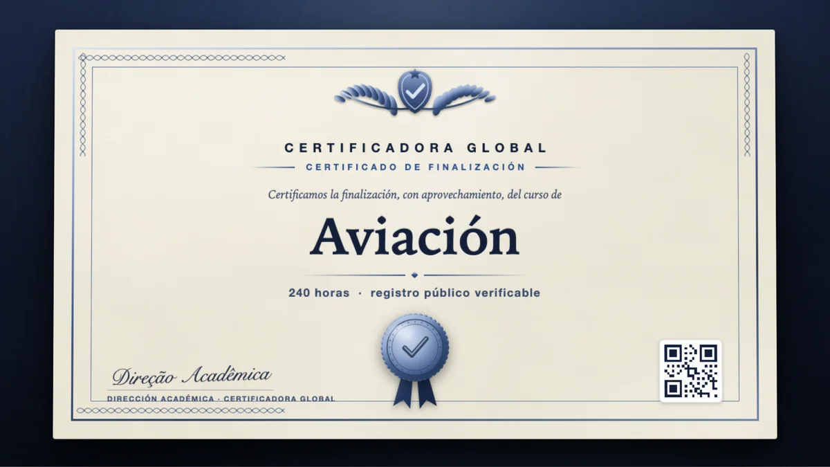 Portada del curso Aviación