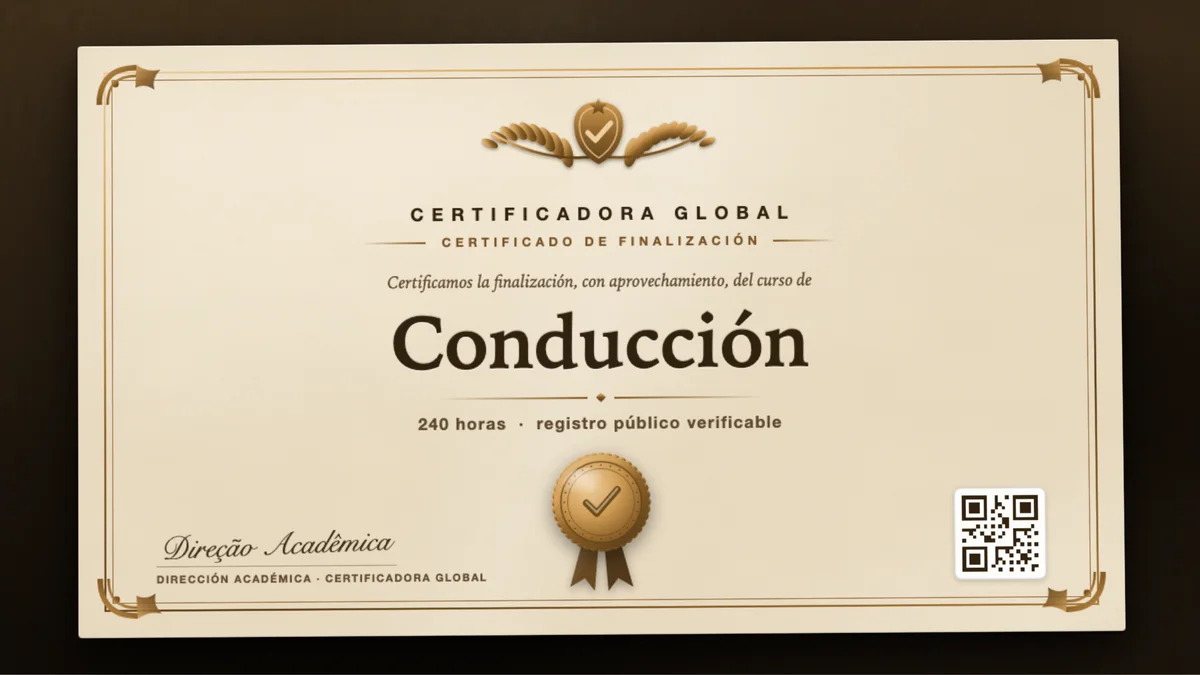 Portada del curso Conducción