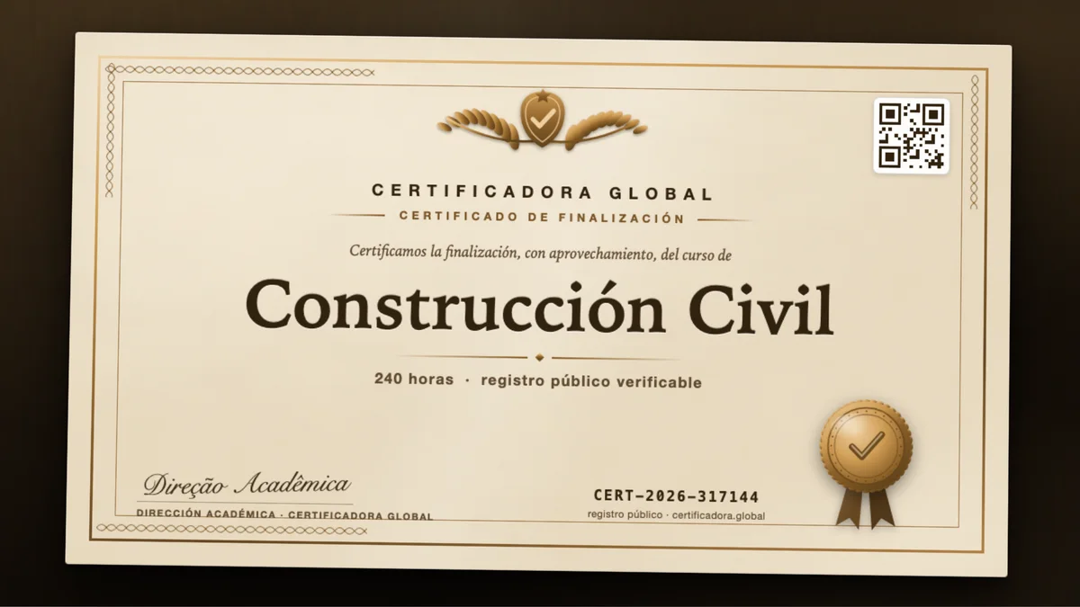 Portada del curso Construcción Civil