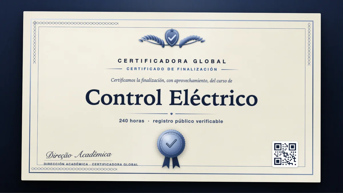 Portada del curso Control Eléctrico