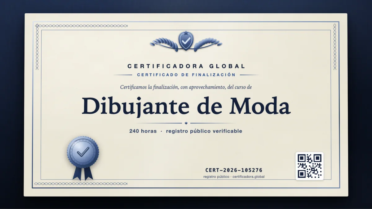 Portada del curso Dibujante de Moda
