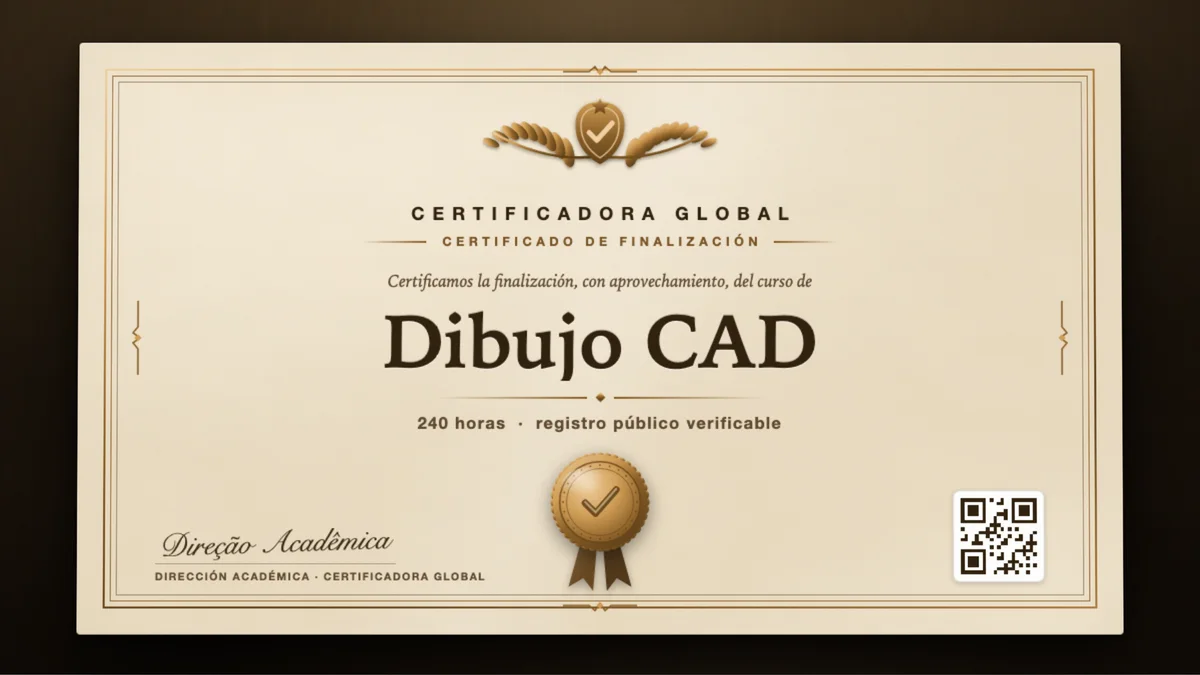 Portada del curso Dibujo CAD