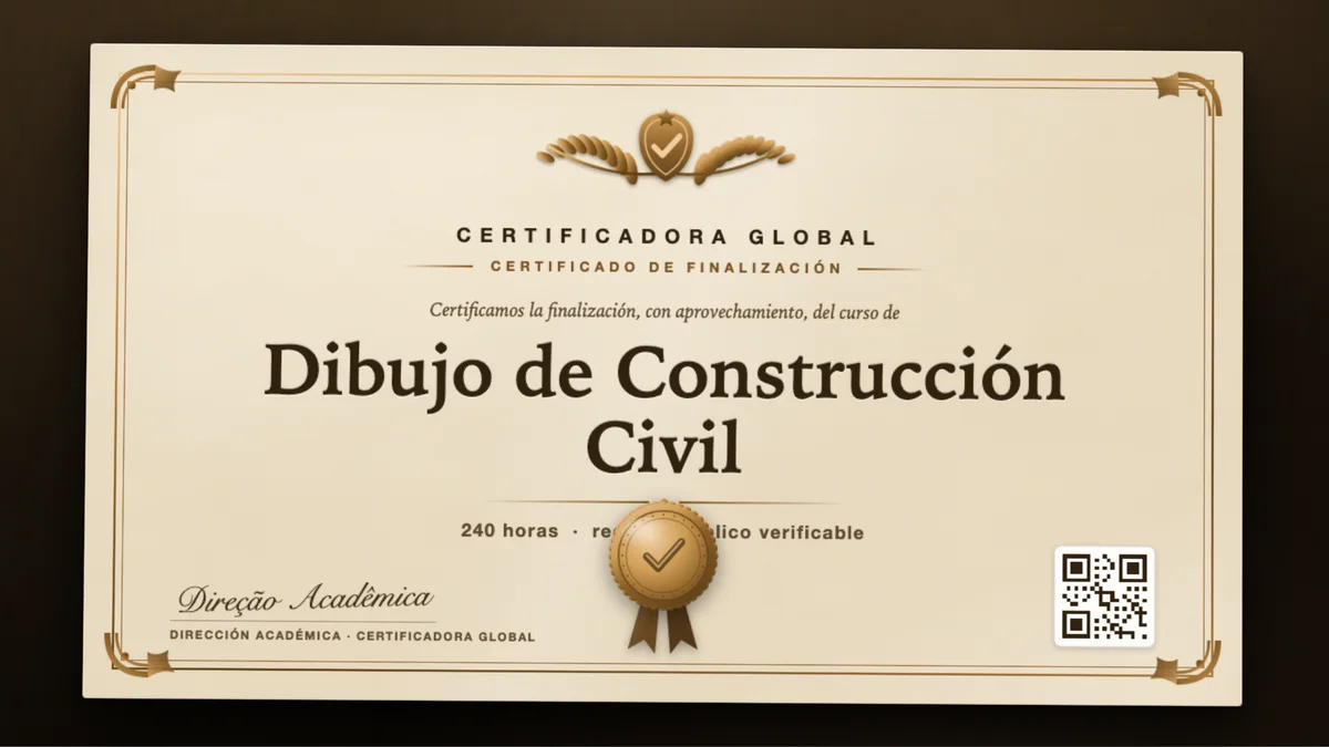 Portada del curso Dibujo de Construcción Civil
