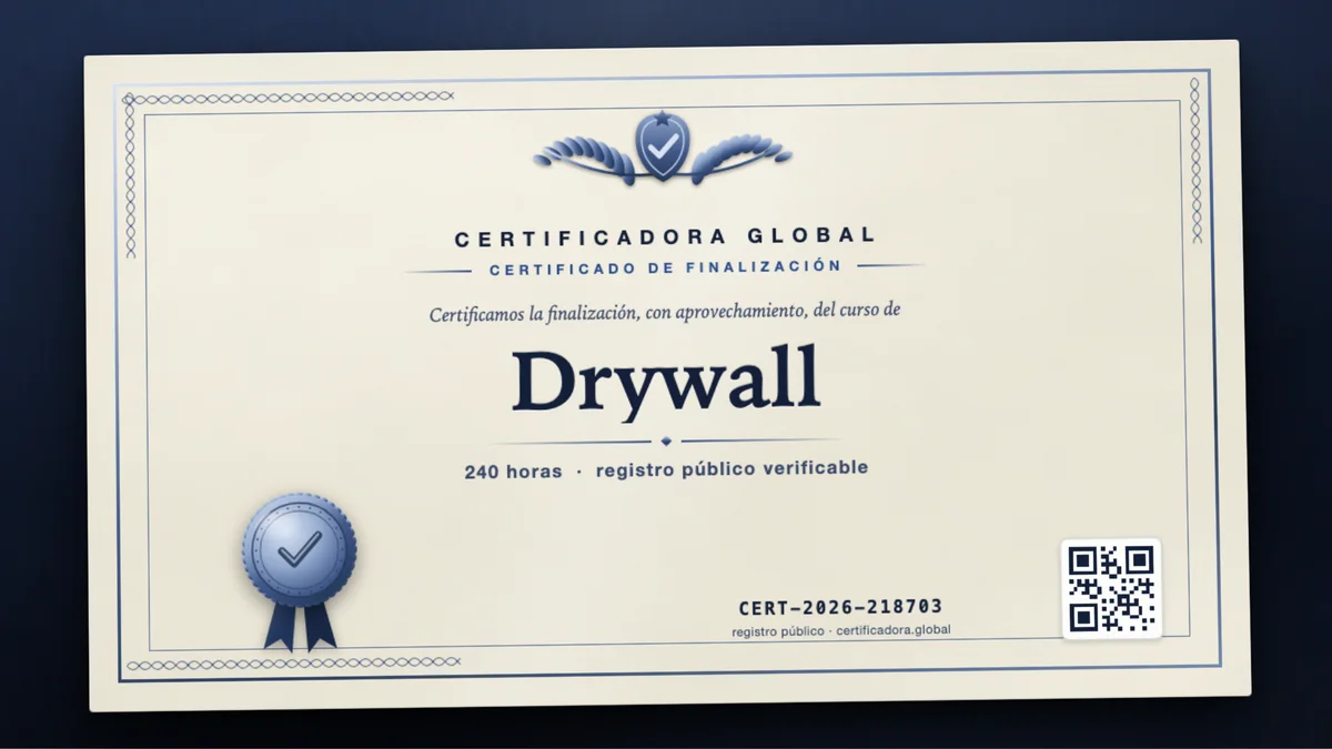 Portada del curso Drywall