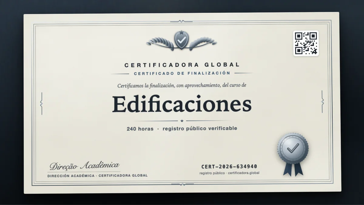 Portada del curso Edificaciones