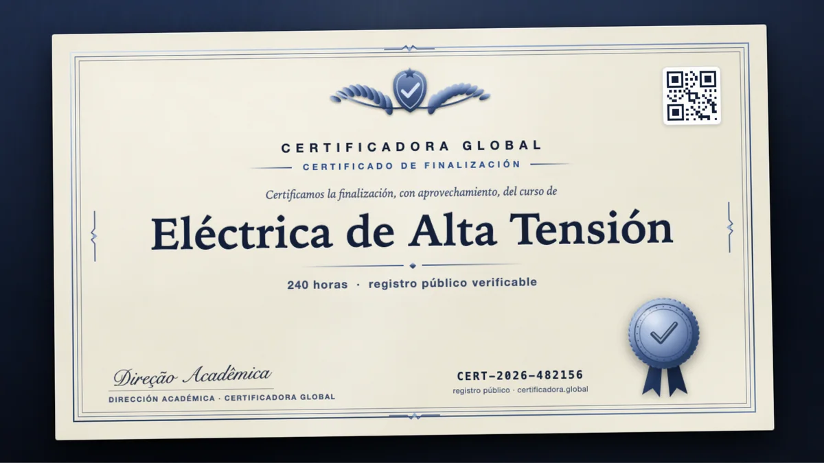 Portada del curso Eléctrica de Alta Tensión
