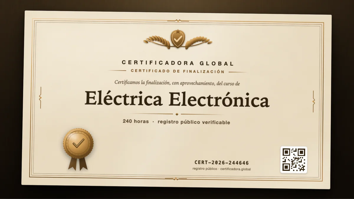 Portada del curso Eléctrica Electrónica