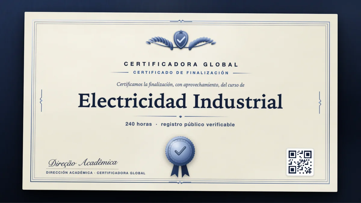 Portada del curso Electricidad Industrial
