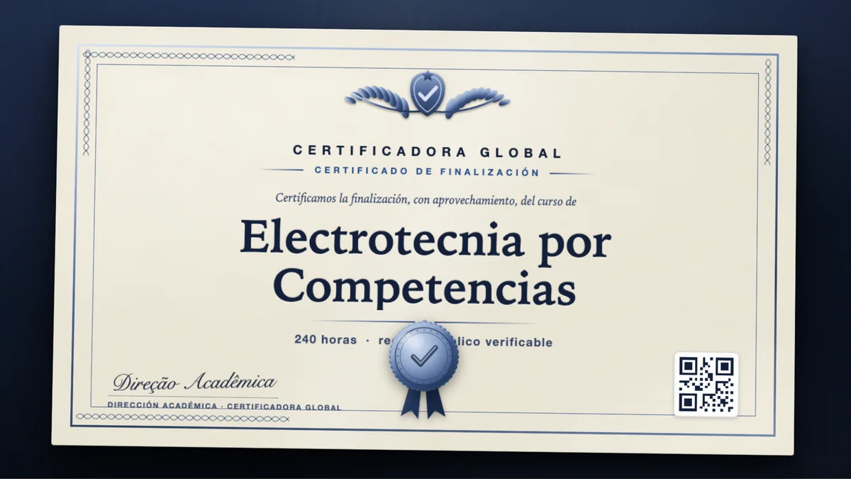 Portada del curso Electrotecnia por Competencias