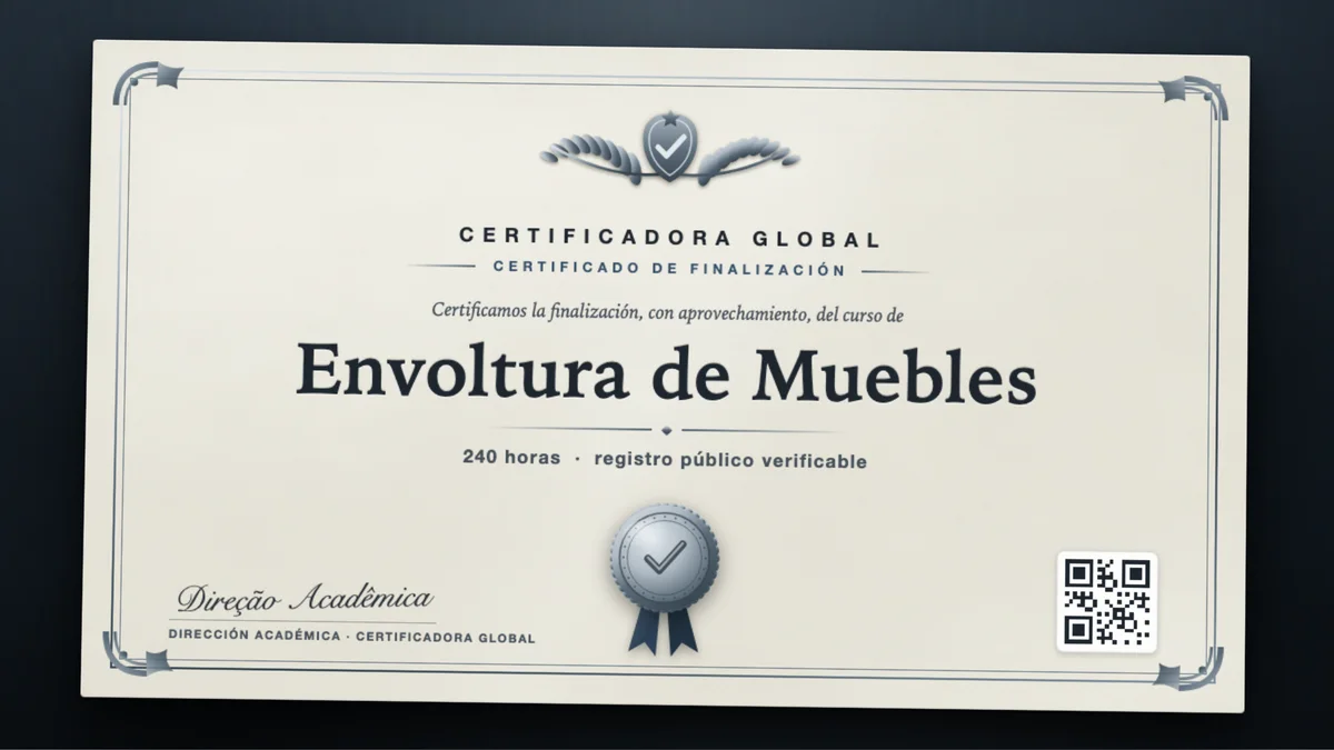 Portada del curso Envoltura de Muebles