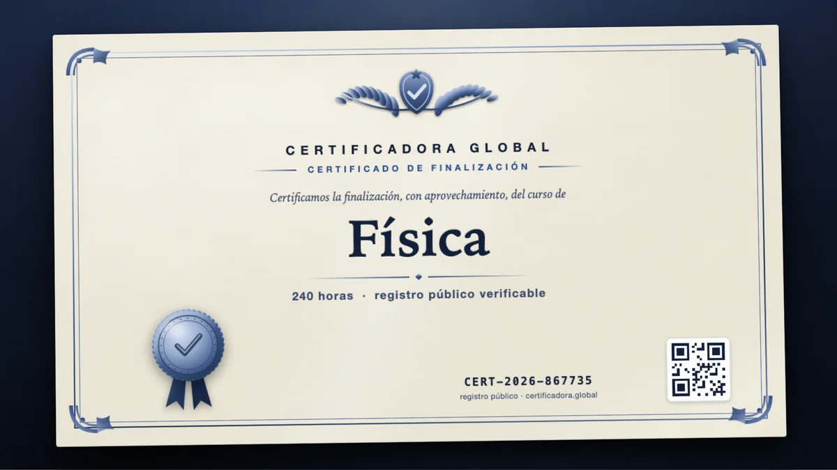 Portada del curso Física